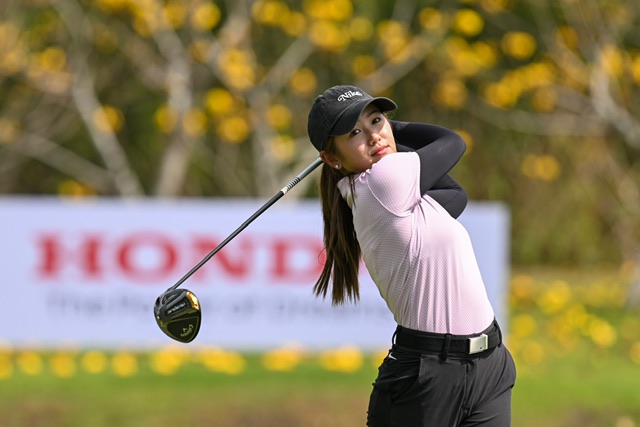  โปรซิม ณัฐกฤตา นำ 1 สโตรก การแข่งขันรอบคัดเลือก Honda LPGA Thailand 2023 National Qualifiers