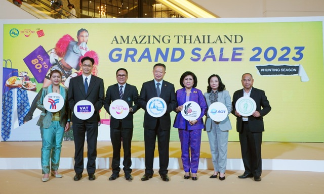  ททท. ชวนนักชอปล่าดีลเด็ด 6 จังหวัดท่องเที่ยว พร้อมร่วมแคมเปญ 3 Get รับสิทธิประโยชน์อย่างจุใจ        ในโครงการ Amazing Thailand Grand Sale 2023