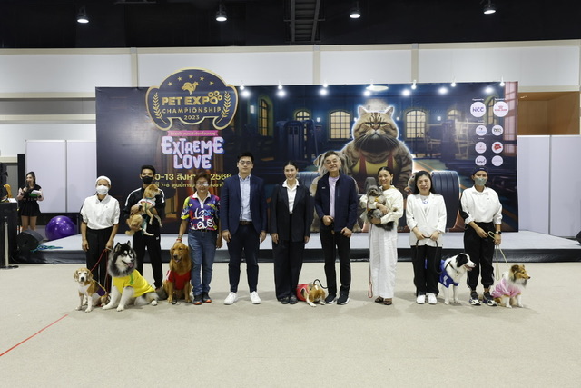 PET EXPO CHAMPIONSHIP 2023 ยกขบวนสินค้า-บริการสัตว์เลี้ยง 300 บูธ คาดคนร่วมงานกว่าแสนคน เงินสะพัดกว่า 100 ล้านบาท ระหว่าง 10 -13 ส.ค. 2566 ศูนย์การประชุมแห่งชาติสิริกิติ์
