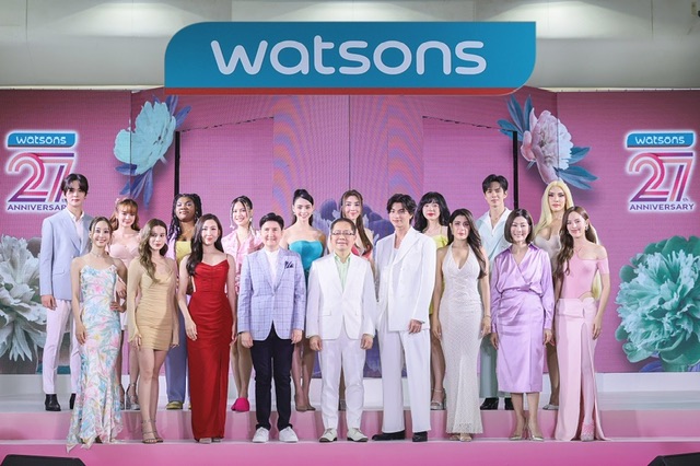 Watsons 27th Anniversary’ วัตสันฉลองครบรอบ 27 ปี มุ่งหน้าส่งต่อสิ่งดีๆ สู่สังคมไทย